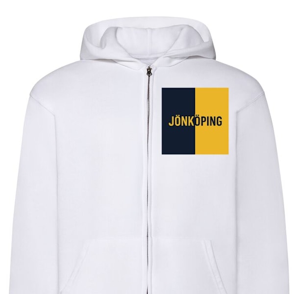 Zip-Hettegenser | Hettegenser med Glidelås for Voksne Jönkö hvit XL