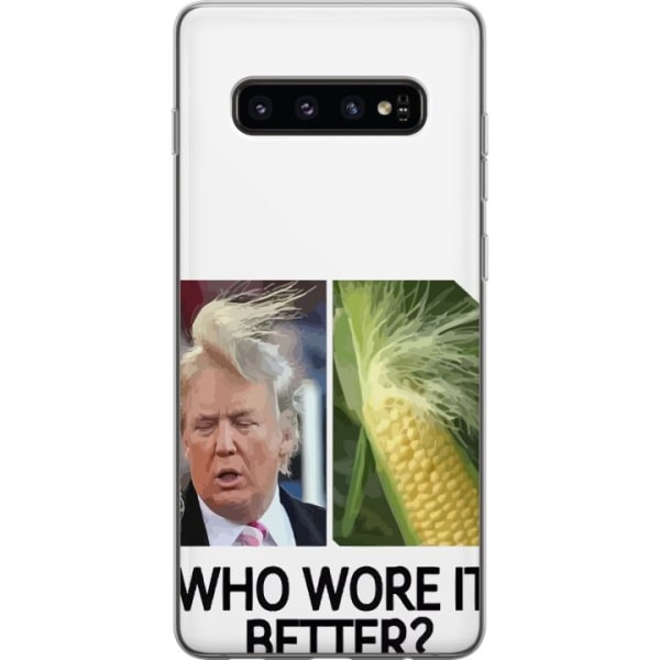 Samsung Galaxy S10 Gennemsigtig cover Trump