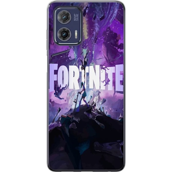 Motorola Moto G73 Läpinäkyvä kuori Fortnite