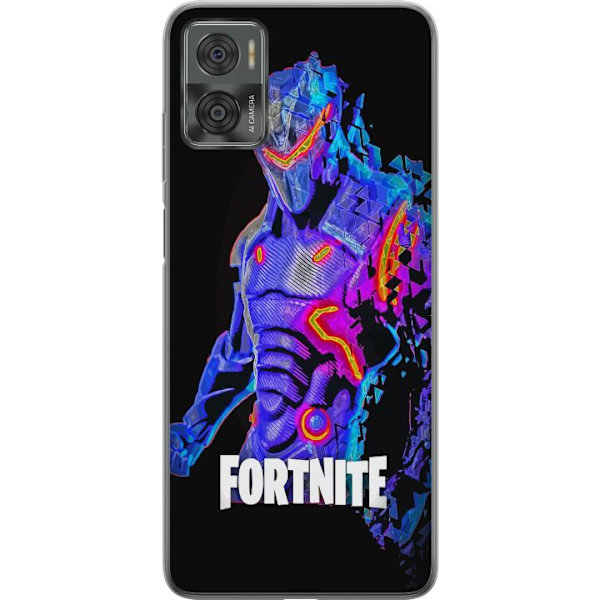 Motorola Moto E22i Gjennomsiktig deksel Fortnite