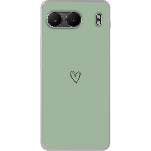 OnePlus Nord 4 Läpinäkyvä kuori Sydän