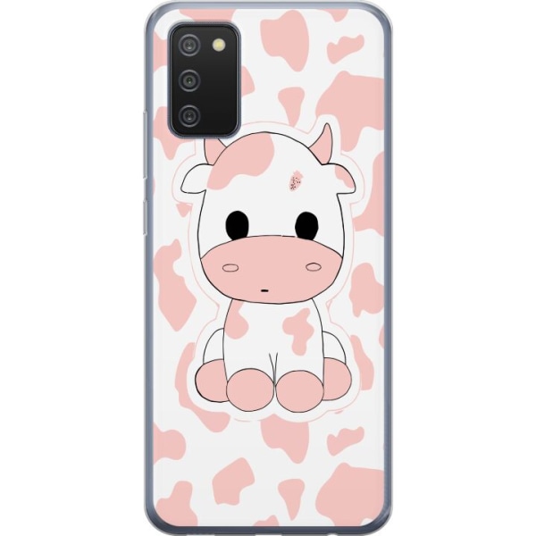 Samsung Galaxy A02s Läpinäkyvä kuori Lehmä