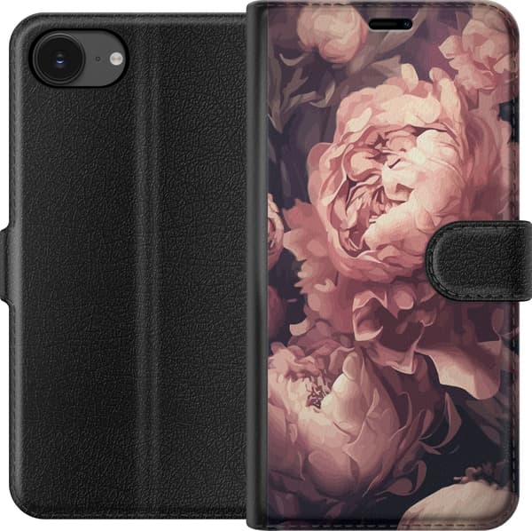 Kompatibelt Plånboksfodral till Apple iPhone 16e Blommor Floral