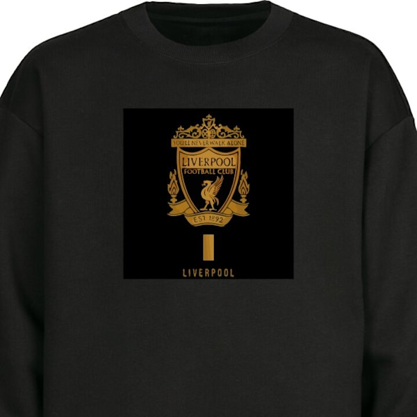 Sweatshirt for Voksen | Klassisk Collegegenser Liverpool svart M