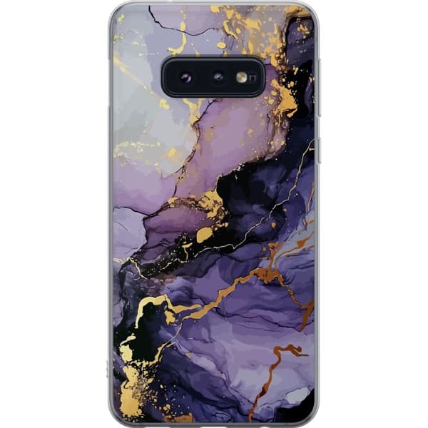 Kompatibelt Mobilskal till Samsung Galaxy S10e Lila Marmor