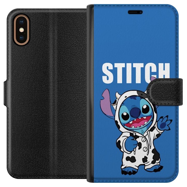 Apple iPhone X Plånboksfodral Stitch