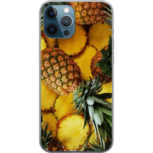 Apple iPhone 12 Pro Genomskinligt Skal Tropisk Frukt