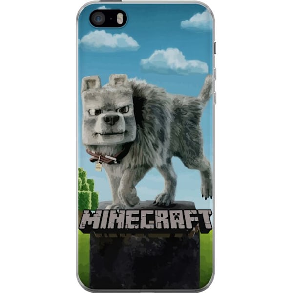 Apple iPhone 5s Läpinäkyvä kuori A Minecraft Movie