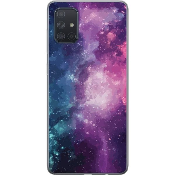 Samsung Galaxy A71 Läpinäkyvä kuori Nebula