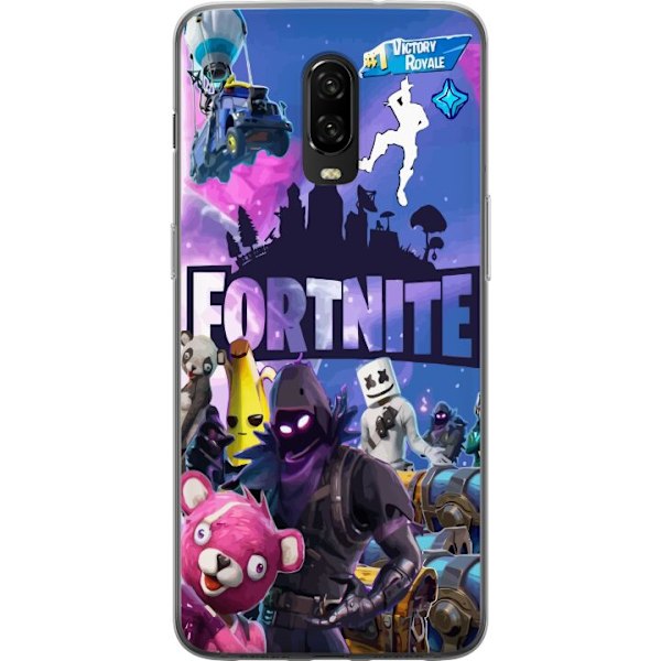 OnePlus 6T Gjennomsiktig deksel Fortnite