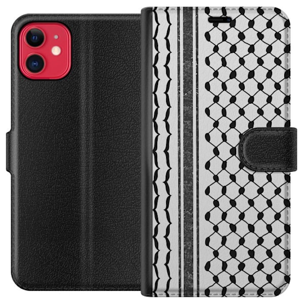 Apple iPhone 11 Lompakkokotelo Palestiinalainen kuvio - perint