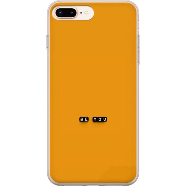 Kompatibelt Mobilskal till Apple iPhone 7 Plus Be You text orange
