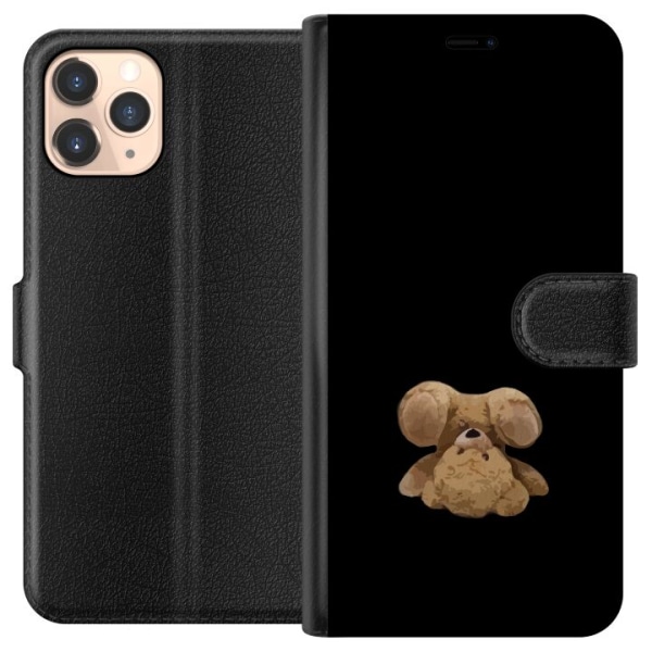 Apple iPhone 11 Pro Lompakkokotelo Ylösalaisin oleva karhu