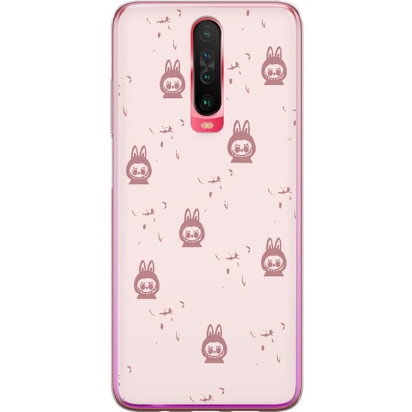 Xiaomi Redmi K30 Läpinäkyvä kuori Labubu Neon Pop - Neonvärinen pop art hirviö