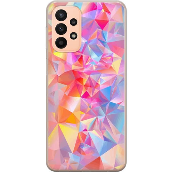 Kompatibelt Mobildeksel til Samsung Galaxy A23 Skimrende