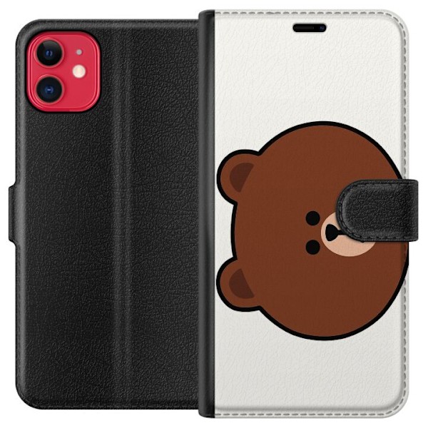 Apple iPhone 11 Tegnebogsetui line friends brown