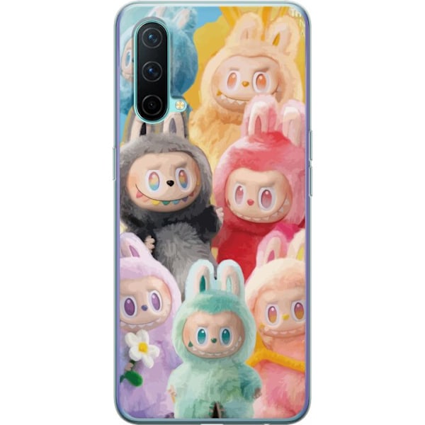 OnePlus Nord CE 5G Genomskinligt Skal Labubu Sketch Style – Handritat monster i tusch