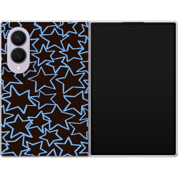 Kompatibelt Mobildeksel til Samsung Galaxy Z Fold8 Brun stjernegrafikk brun