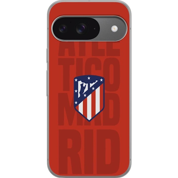 Google Pixel 9 Pro Gjennomsiktig deksel Atlético Madrid