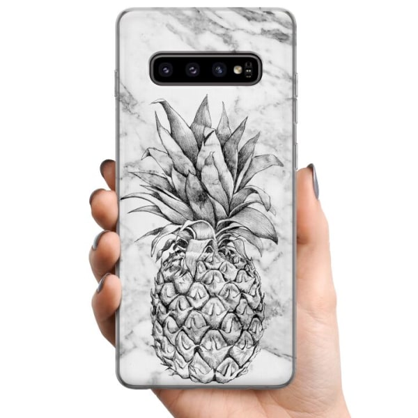 Samsung Galaxy S10 TPU Matkapuhelimen kuori Ananas