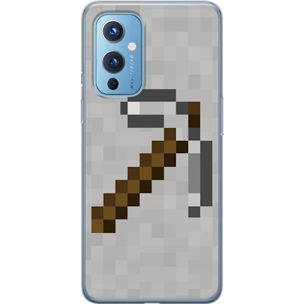 OnePlus 9 Läpinäkyvä kuori Minecraft Työkalut