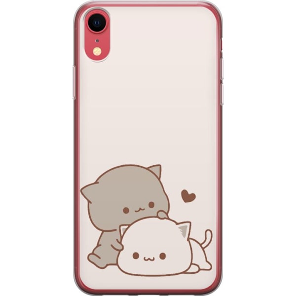 Apple iPhone XR Gennemsigtig cover Kawaii Søde Katte