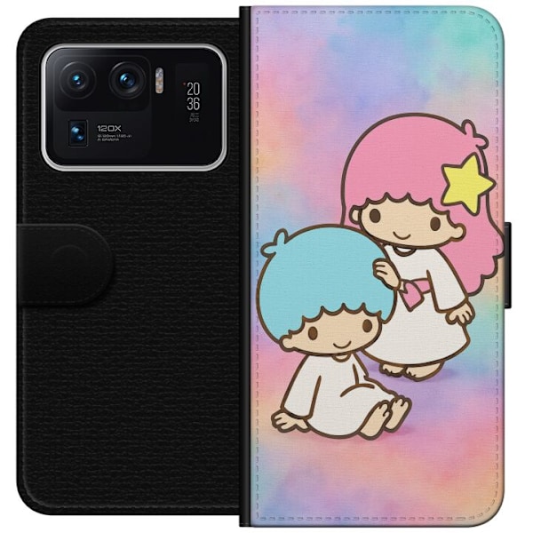 Xiaomi Mi 11 Ultra Plånboksfodral Kawaii Sanrio Kiki Lola Little Twin Stars