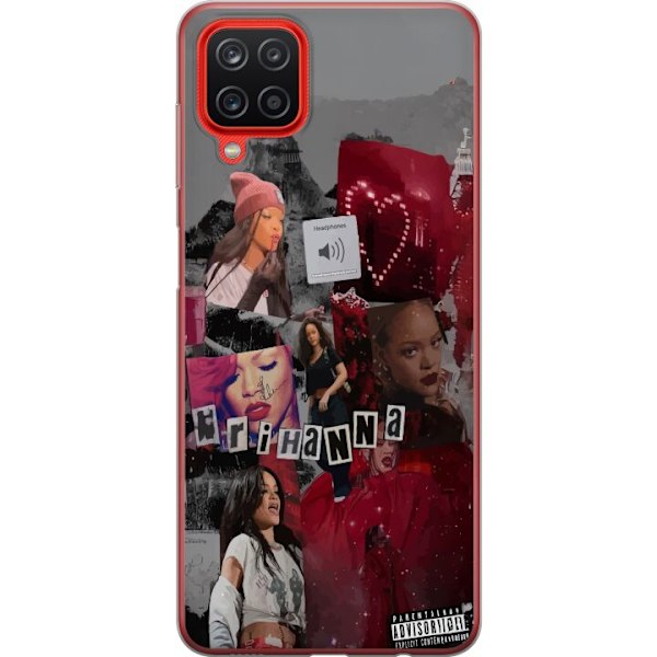 Samsung Galaxy A12 Genomskinligt Skal Rihanna – Iconic Fashi