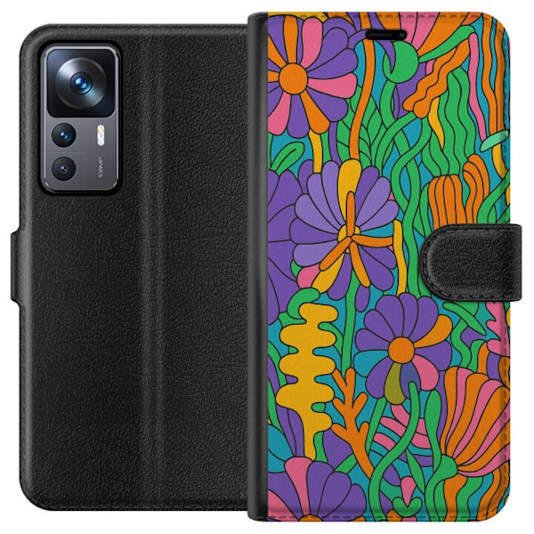 Xiaomi 12T Pro Tegnebogsetui Farveeksplosion