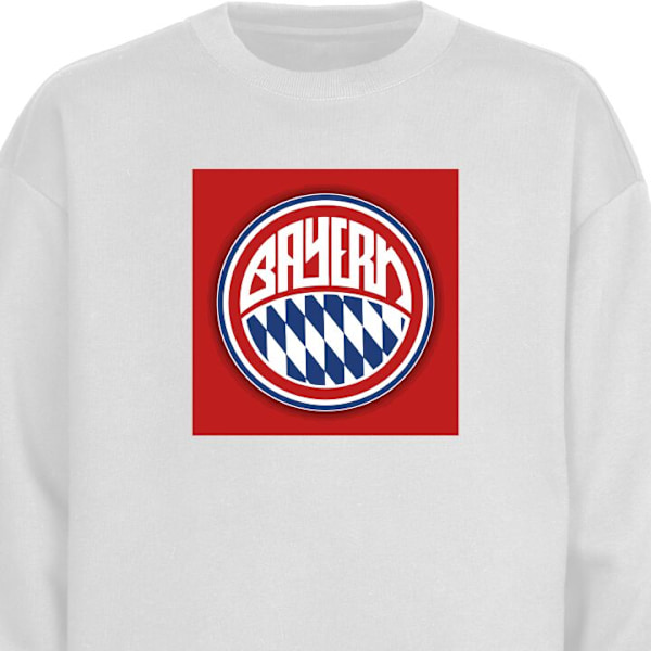 Sweatshirt til Voksne | Klassisk Collegebluse FC Bayern Munich hvid XL