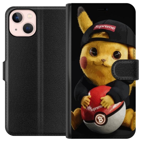 Apple iPhone 13 Lompakkokotelo Pikachu Supreme