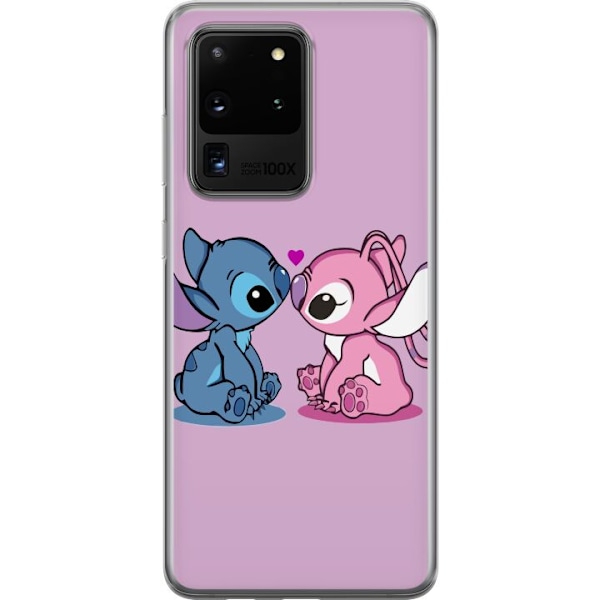 Samsung Galaxy S20 Ultra Läpinäkyvä kuori lilo & stitch 2025