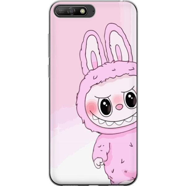 Huawei Y6 (2018) Genomskinligt Skal Labubu Bunny Series