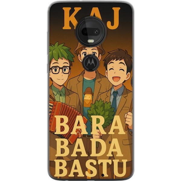 Motorola Moto G7 Genomskinligt Skal KAJ Bara bada bastu