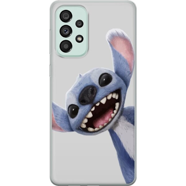 Samsung Galaxy A73 5G Läpinäkyvä kuori Stitch liikkeessä -