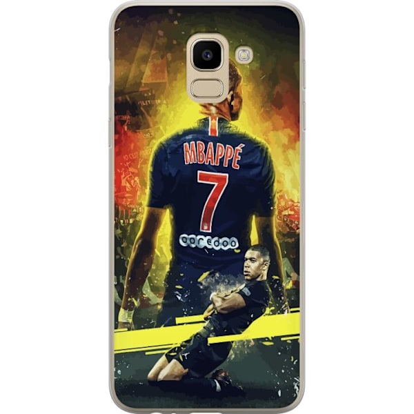 Samsung Galaxy J6 Gennemsigtig cover Kylian Mbappé