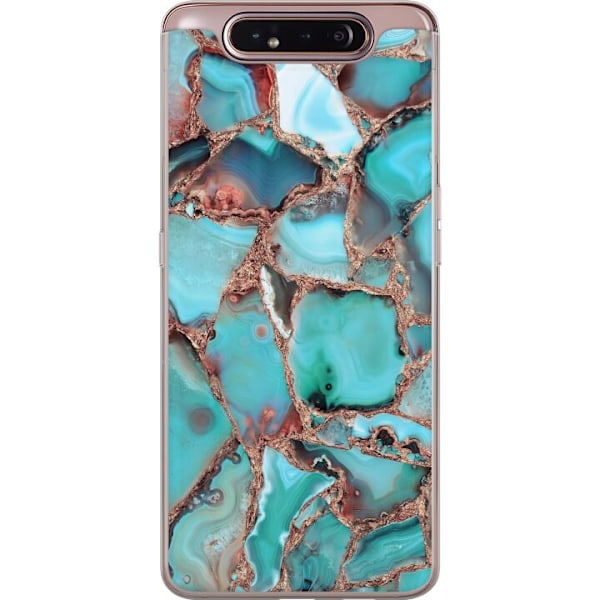 Samsung Galaxy A80 Läpinäkyvä kuori Santorini