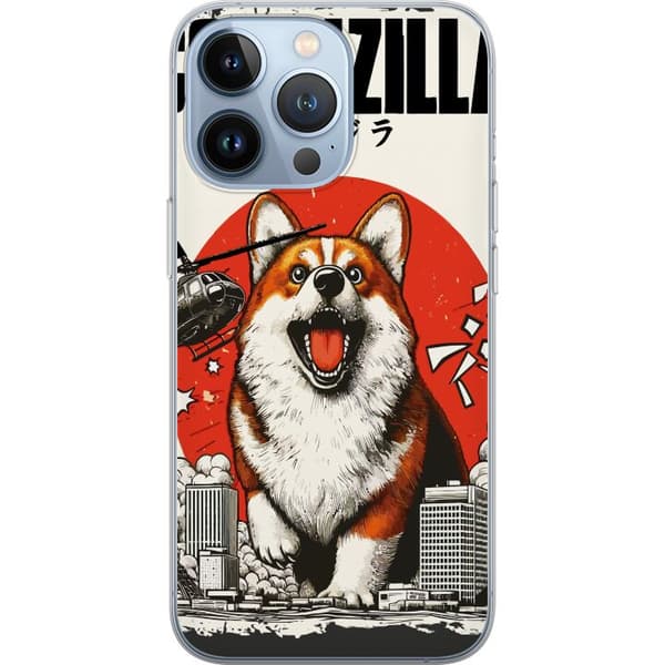 Kompatibelt Mobildeksel til Apple iPhone 13 Pro Corgizilla