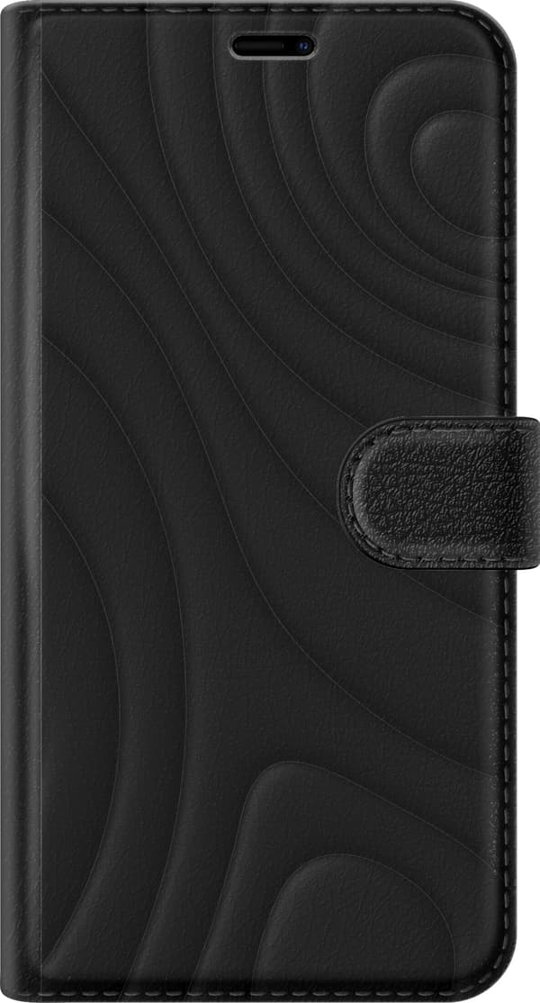 Kompatibelt Plånboksfodral till Samsung Galaxy S21 Black Waves