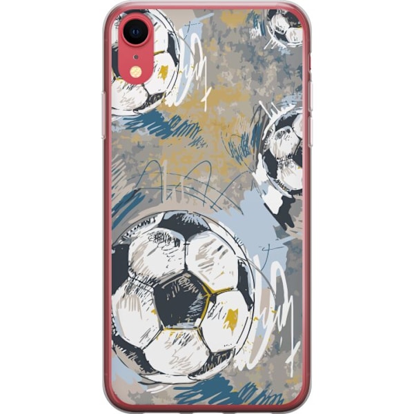 Apple iPhone XR Gennemsigtig cover Fodbold