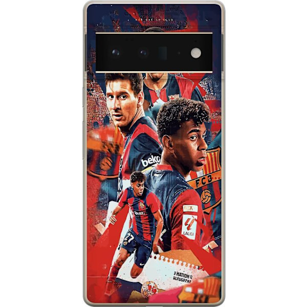 Google Pixel 6 Pro Läpinäkyvä kuori Yamal Lamine x Messi