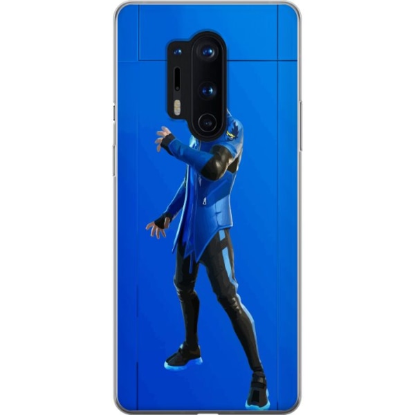 OnePlus 8 Pro Gennemsigtig cover Fortnite - Ninja Blue