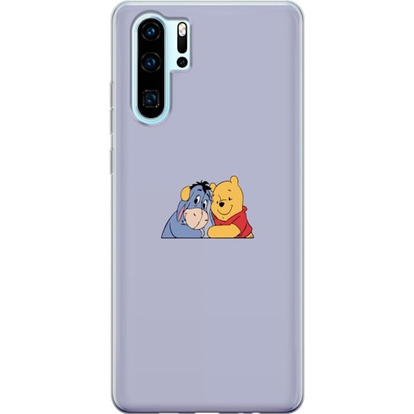 Huawei P30 Pro Genomskinligt Skal Nalle Puh och Ior