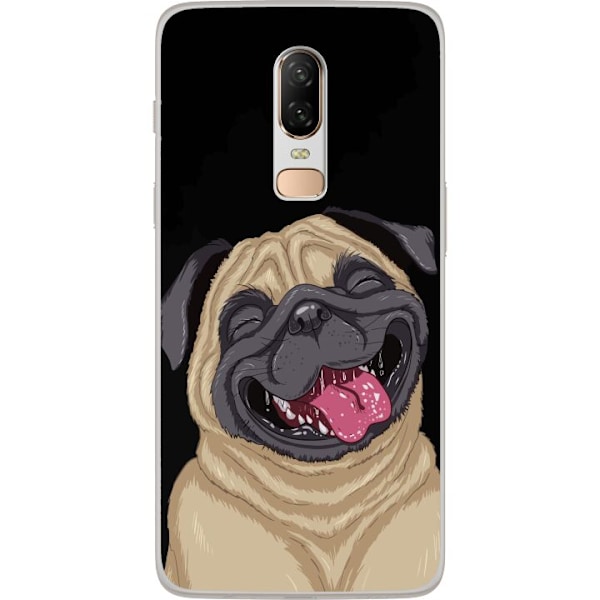 OnePlus 6 Genomskinligt Skal Pug