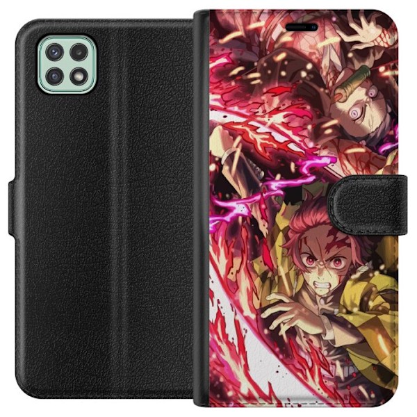 Samsung Galaxy A22 5G Plånboksfodral Demon Slayer