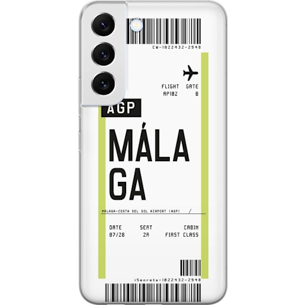 Samsung Galaxy S22 5G Genomskinligt Skal Malaga