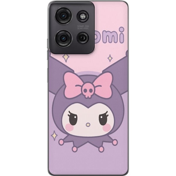 Motorola Moto G75 Genomskinligt Skal Kuromi Kawaii