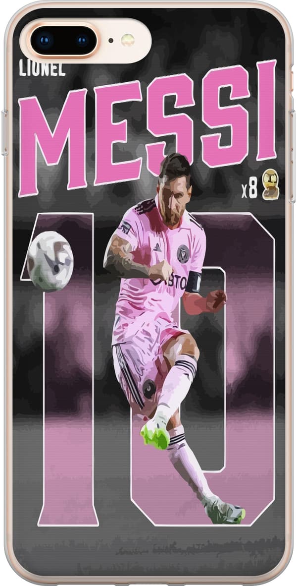 Kompatibel Mobilcover til Apple iPhone 8 Plus Lionel Messi