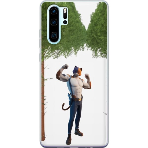 Huawei P30 Pro Gennemsigtig cover Fortnite - Meowscles