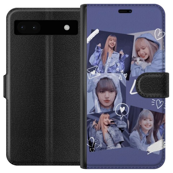 Google Pixel 6a Lompakkokotelo Lisa Blackpink – Aesthetic K-pop Queen